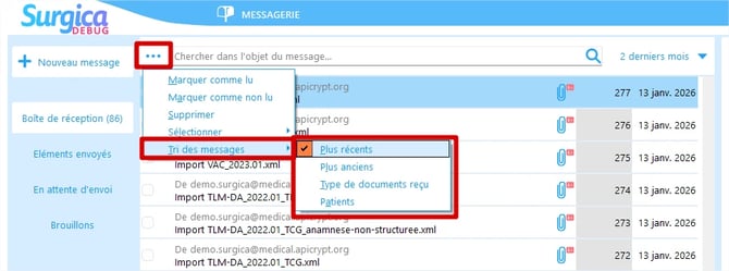 MSS - Sélection et tri des messages6