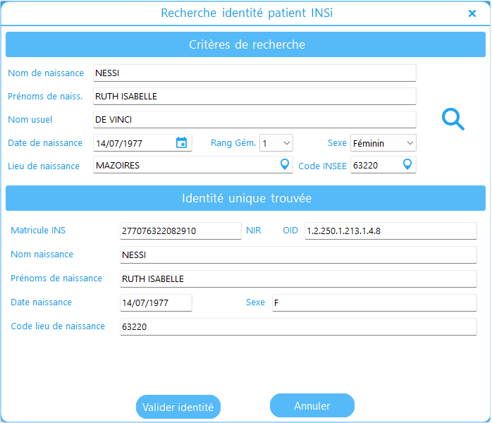 Guide d'utilisation de l'INS